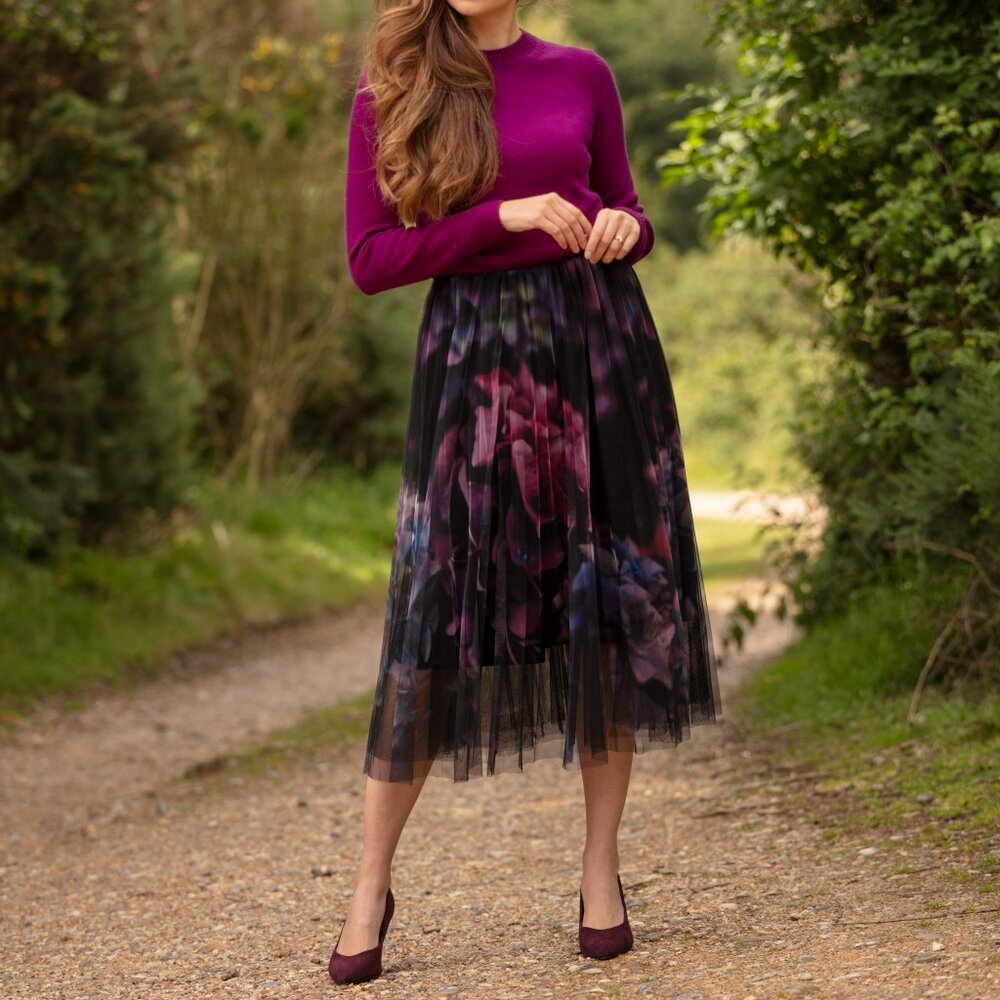 💜💜💜💜Soft pleated skirt